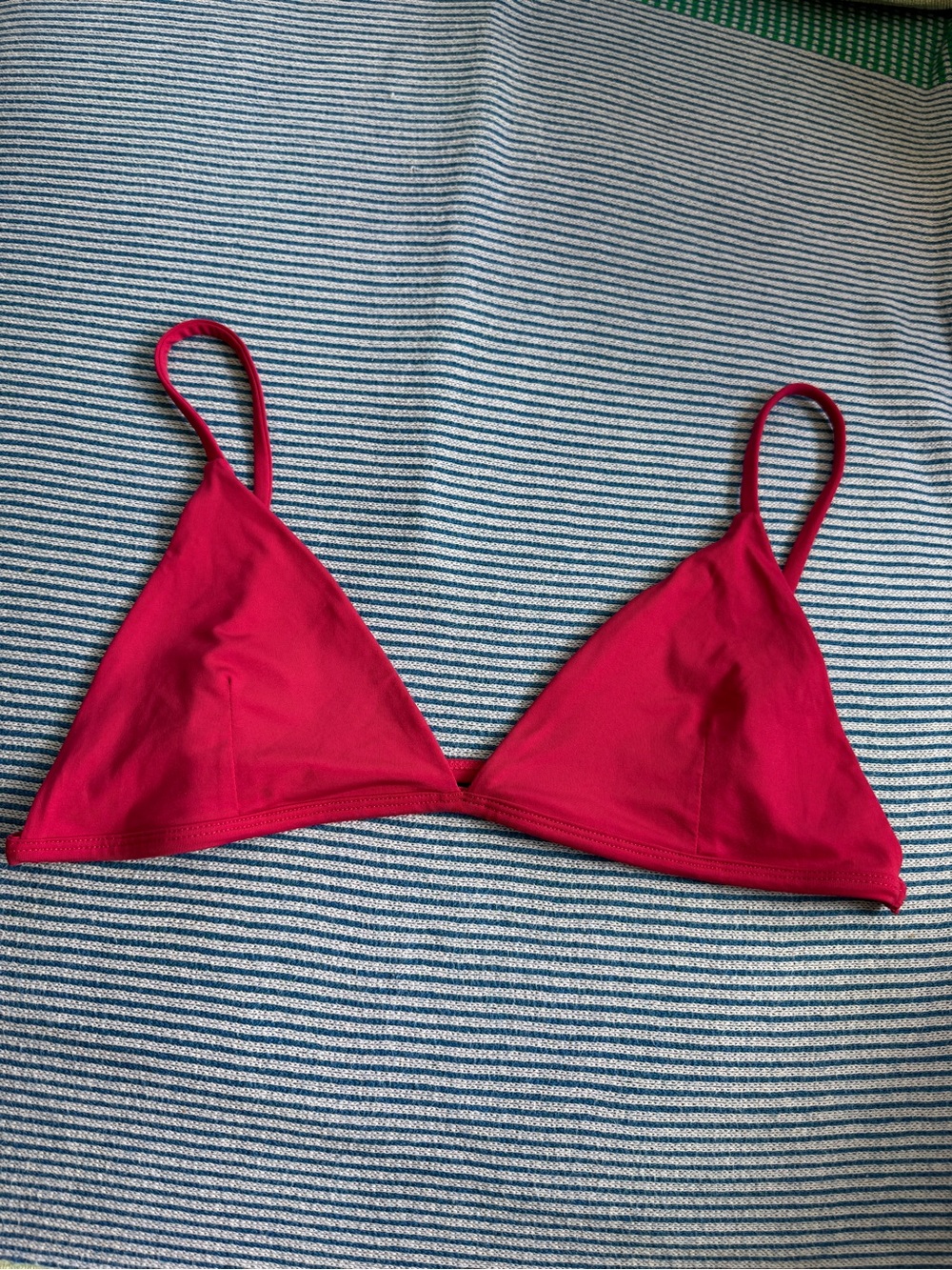 Toast Swim x Free People pink bikini top M